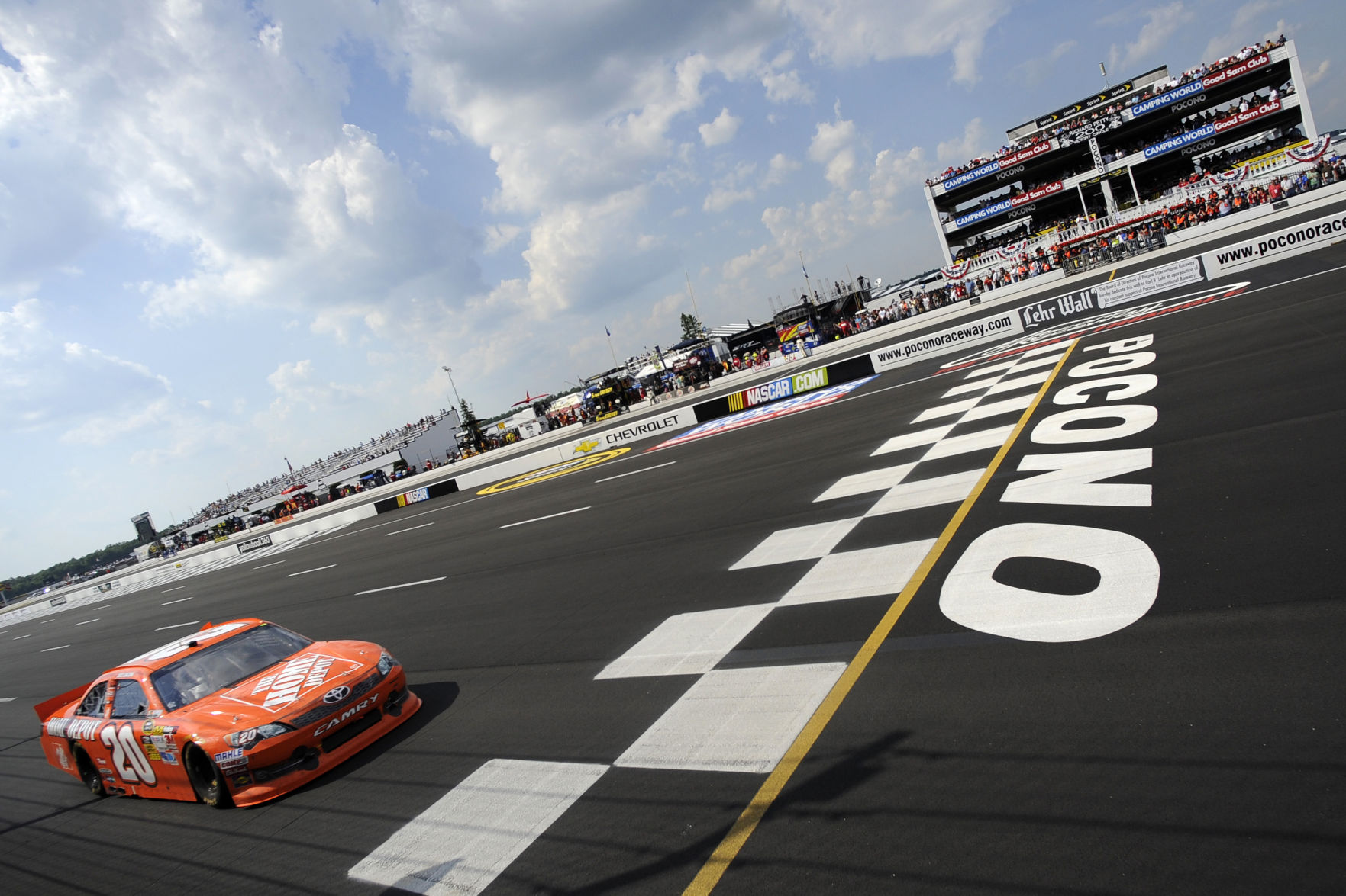 Logano starts first, finishes first at Pocono Raceway